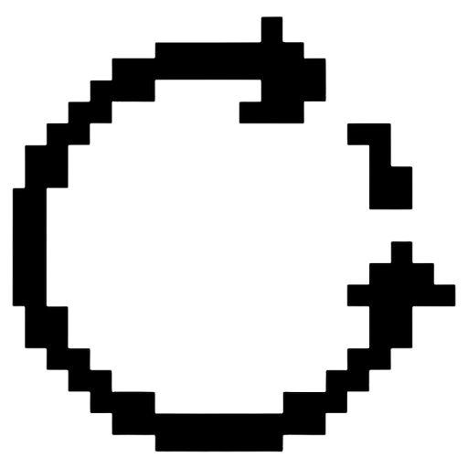 refresh arrows Pixel Art icon