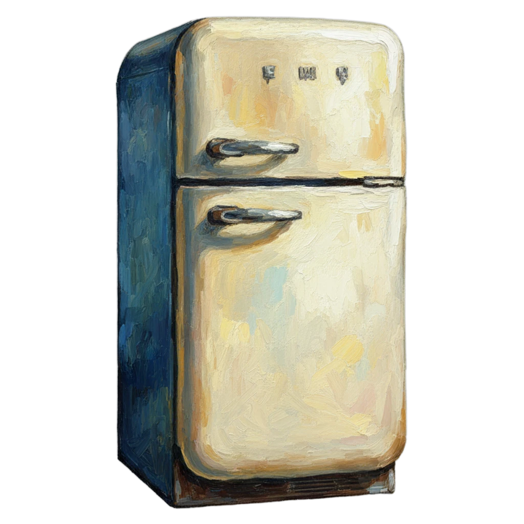 refrigerator Oil Painting icon