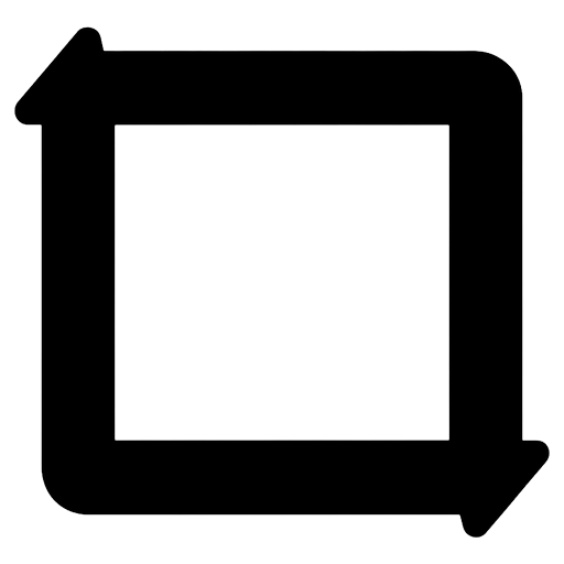 resize corner Solid Glyph icon