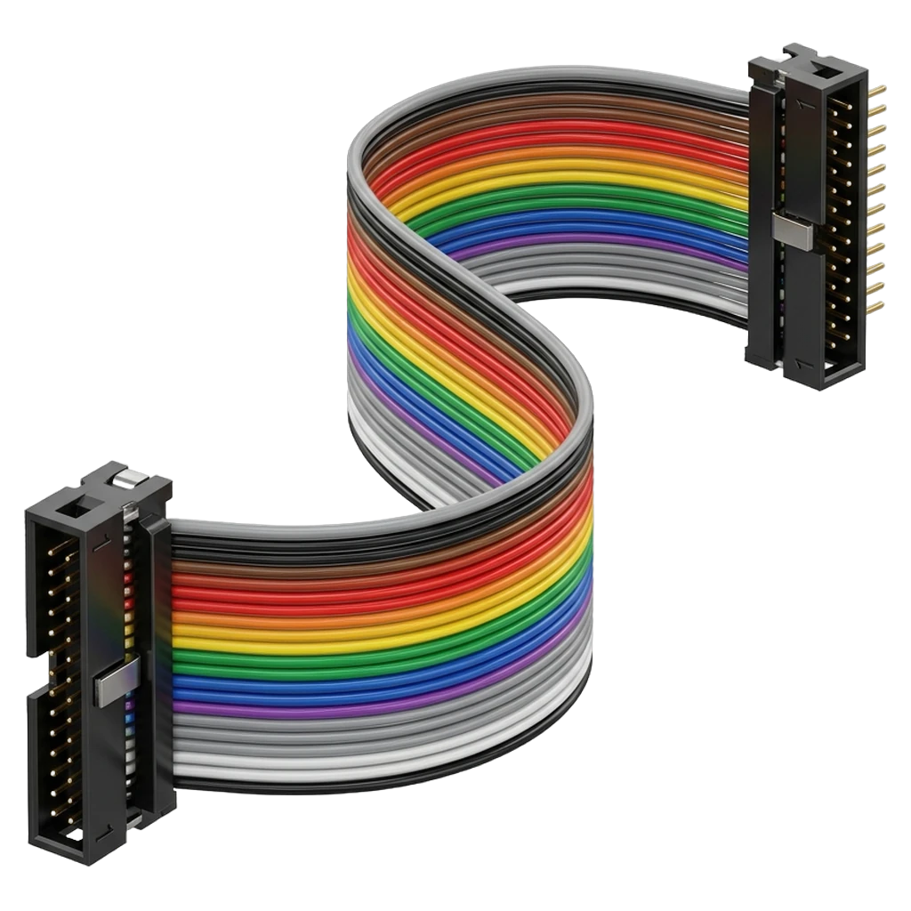 ribbon cable Photorealistic icon