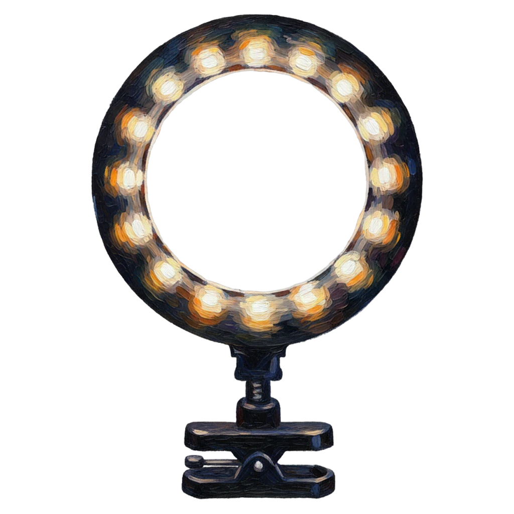 ring light Oil Painting icon