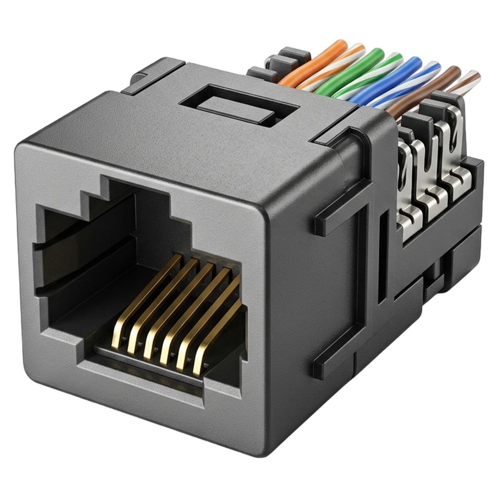 rj45 jack Photorealistic icon