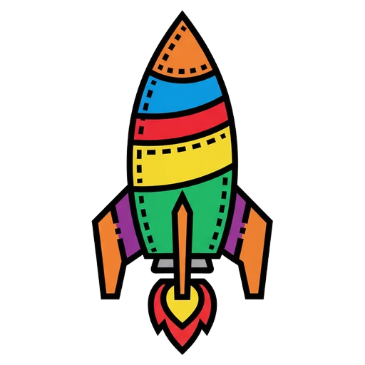 rocket Pop Art icon