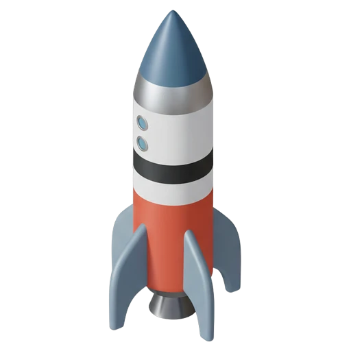rocket Isometric icon