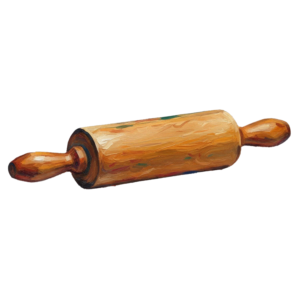 rolling pin Oil Painting icon