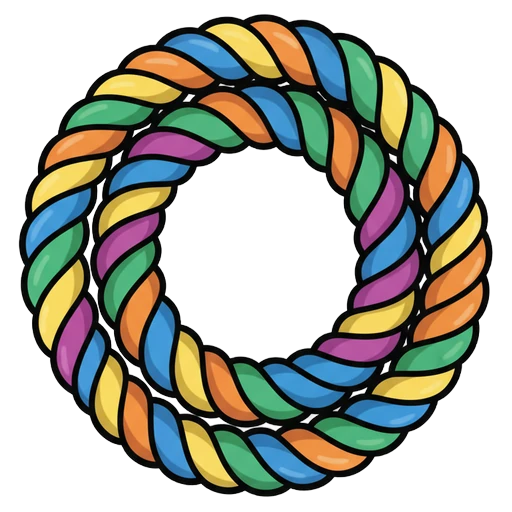 rope Pop Art icon - free AI-generated pop art icon for web and app projects