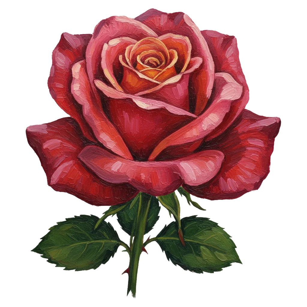 rose Oil Painting icon