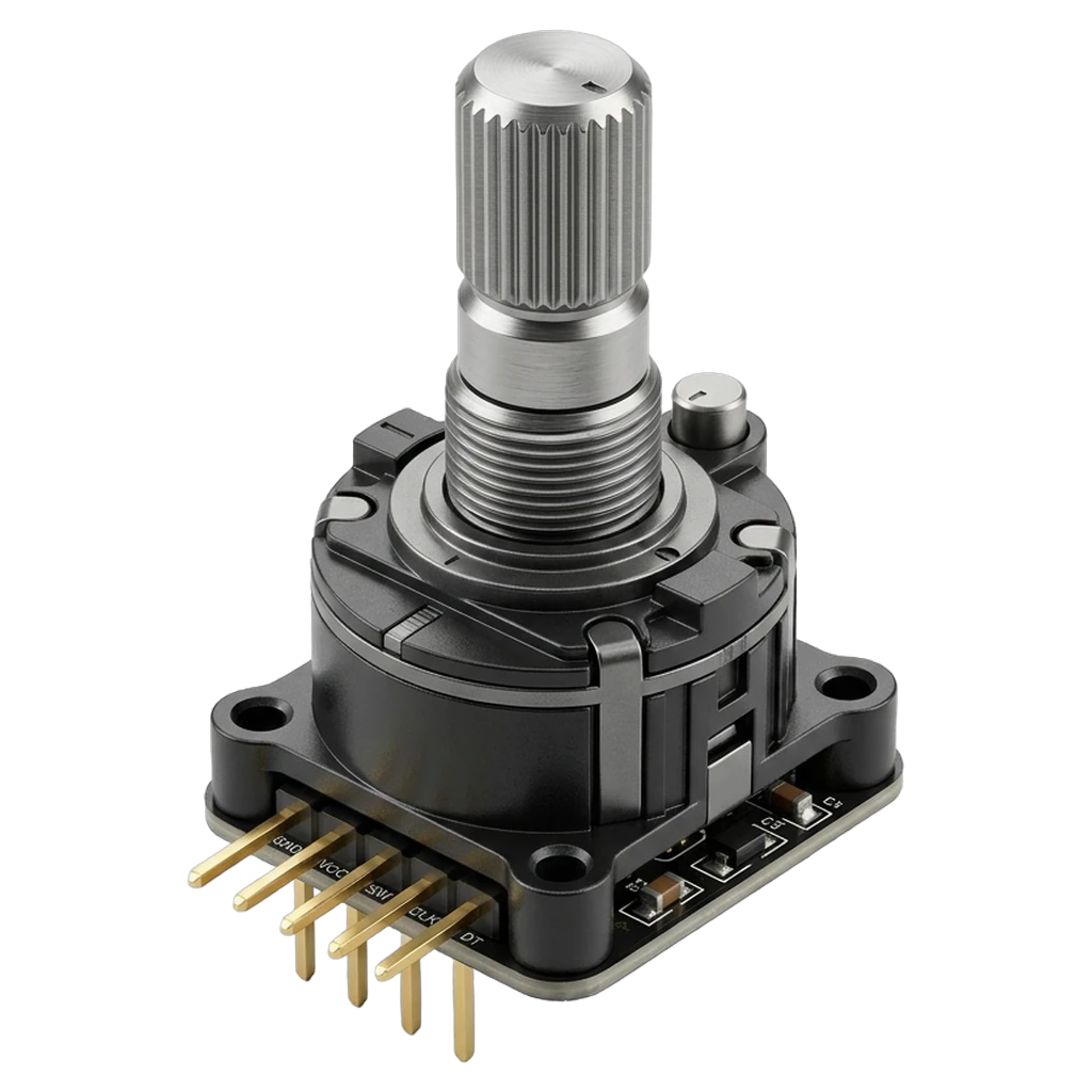 rotary encoder Photorealistic icon - free AI-generated photorealistic icon for web and app projects