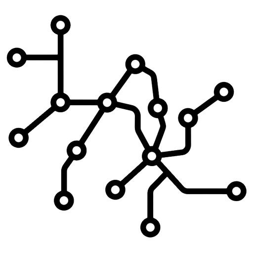 route map Line Art icon - free AI-generated line art icon for web and app projects