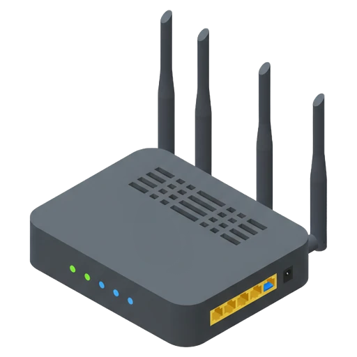 router Isometric icon