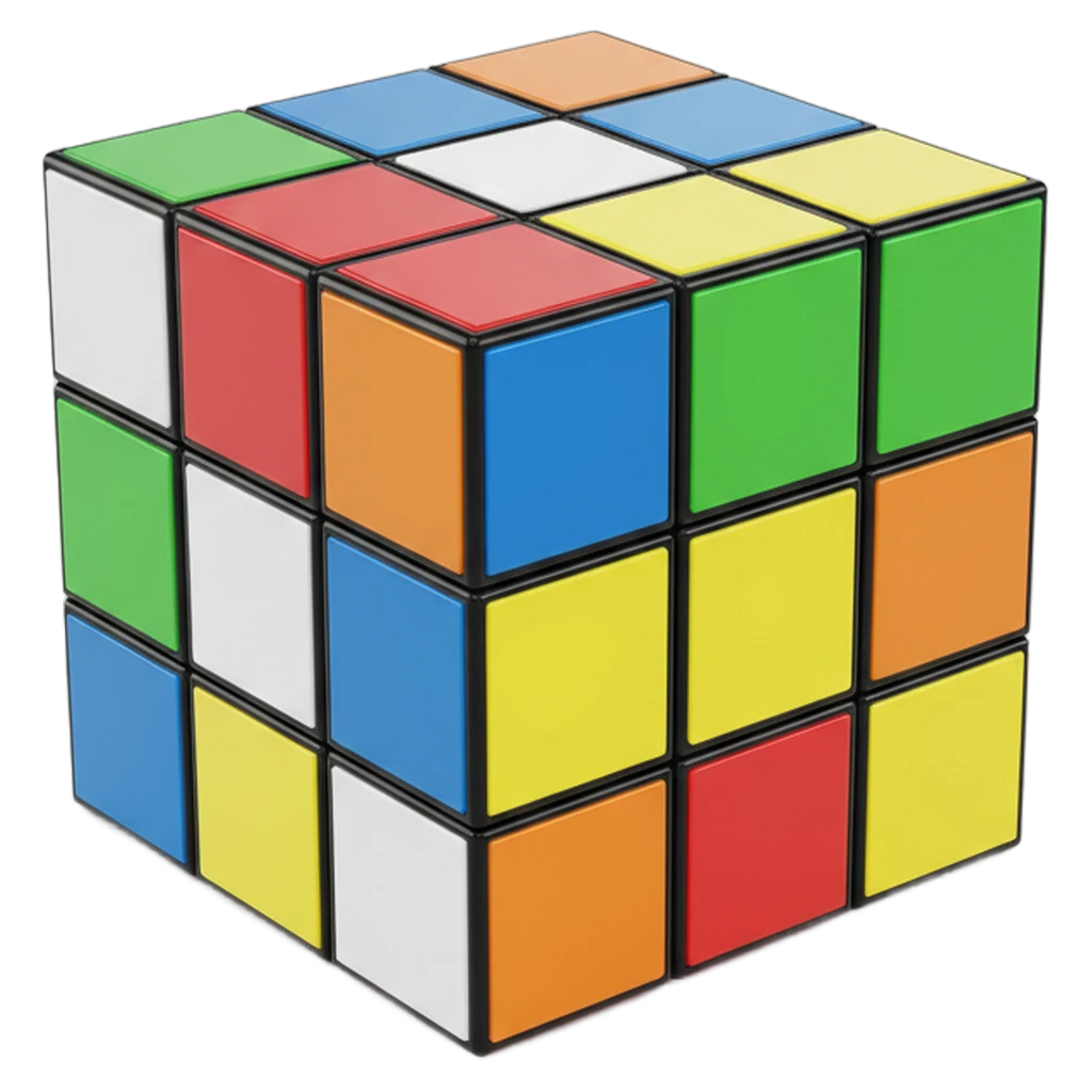 rubiks cube Photorealistic icon