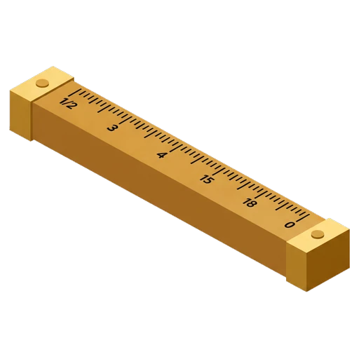 ruler Isometric icon