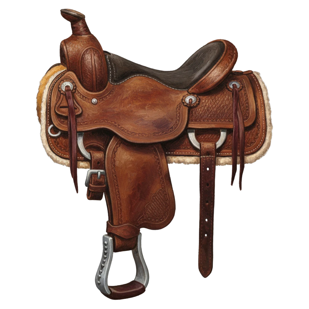 saddle Oil Painting icon