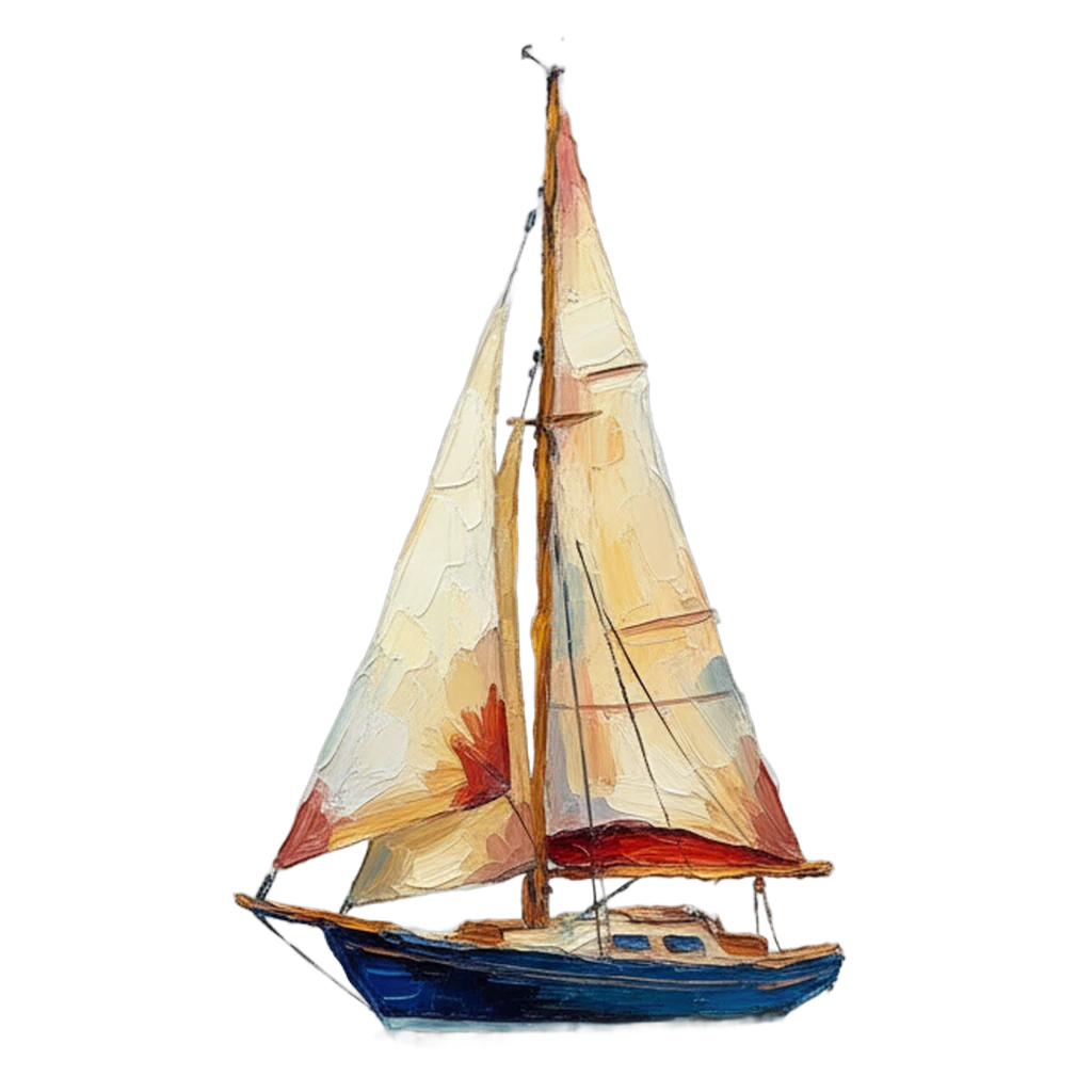 sailboat Oil Painting icon