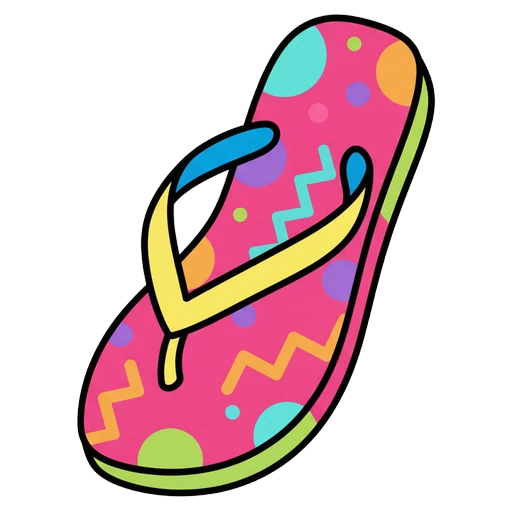 sandal Pop Art icon