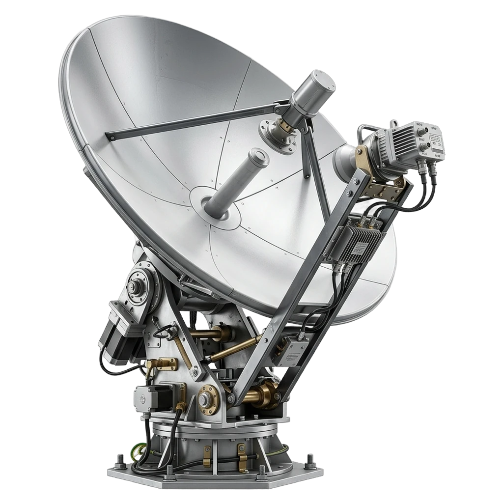 satellite antenna Photorealistic icon