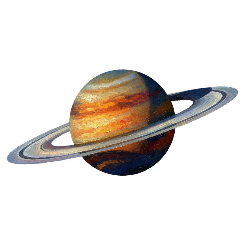 saturn Oil Painting icon