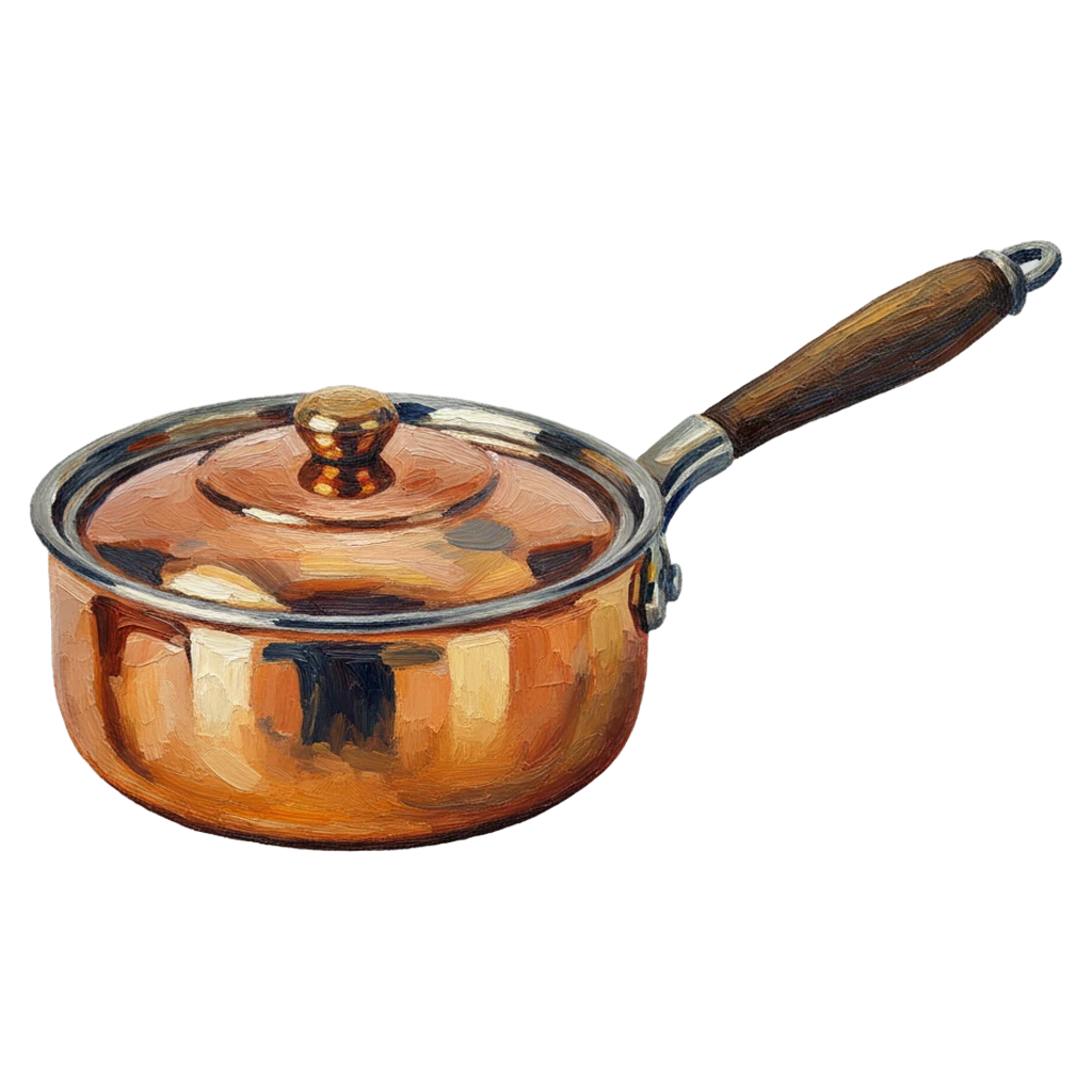 saucepan Oil Painting icon