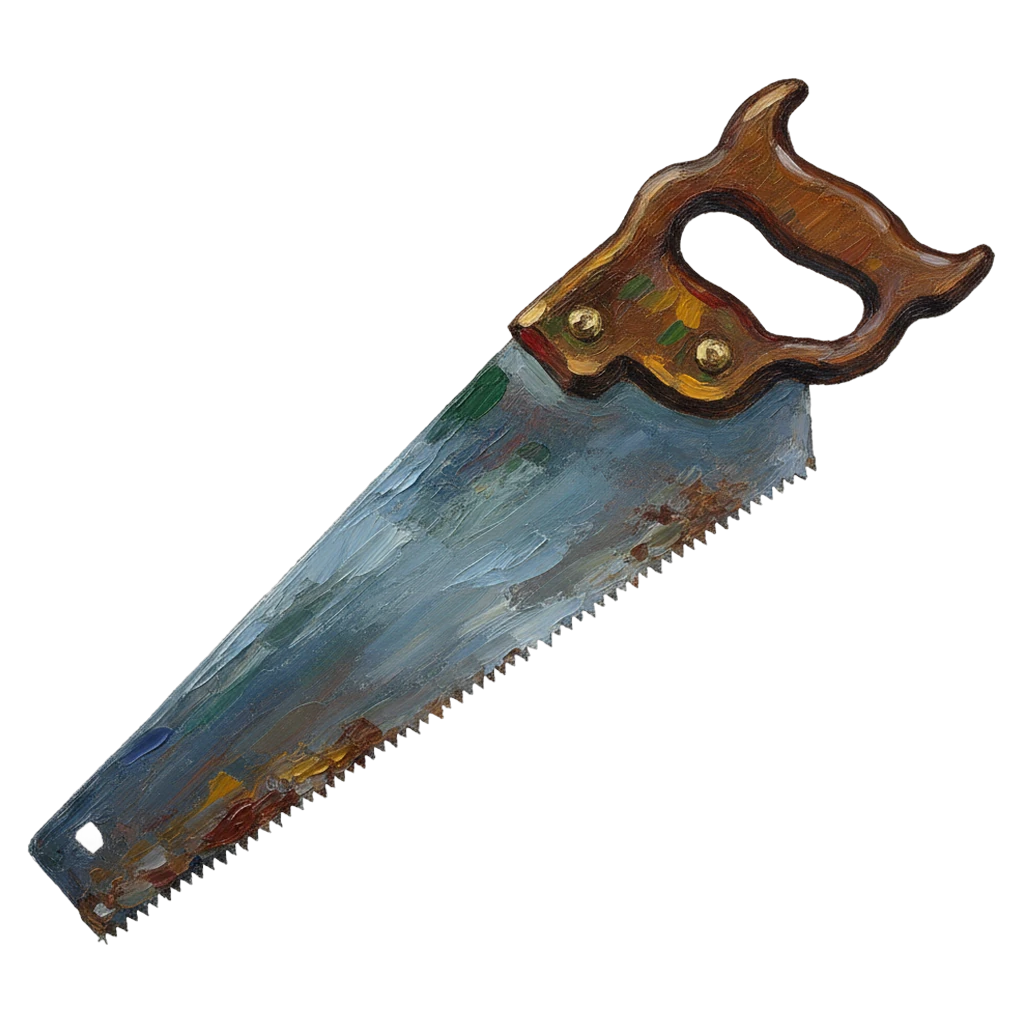 saw Oil Painting icon