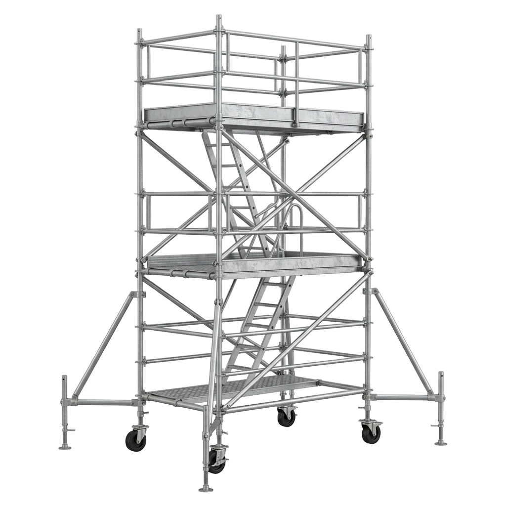 scaffolding tower Photorealistic icon