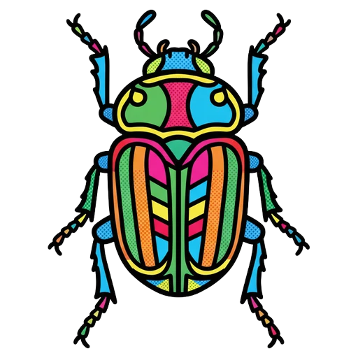scarab Pop Art icon