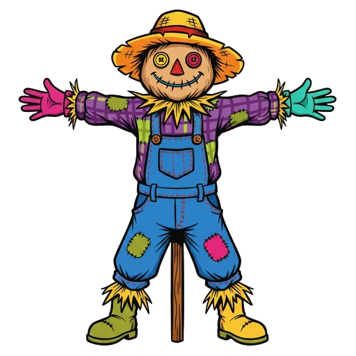 scarecrow Pop Art icon