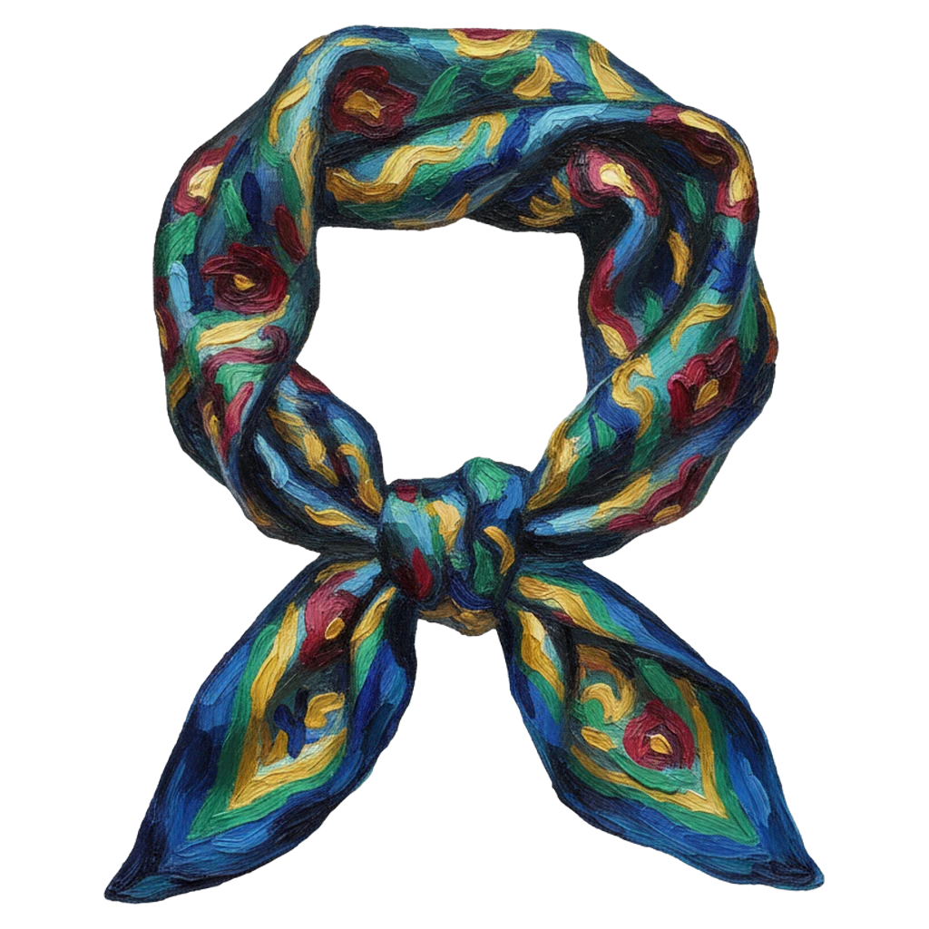 scarf Oil Painting icon