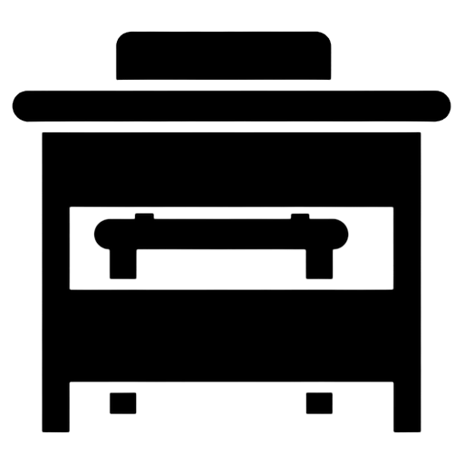 school desk Solid Glyph icon