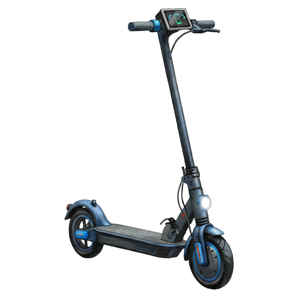 scooter electric ride Oil Painting icon