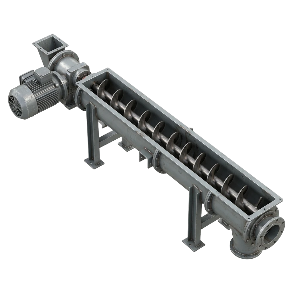 screw conveyor Photorealistic icon - free AI-generated photorealistic icon for web and app projects