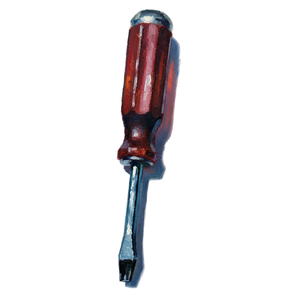 screwdriver Oil Painting icon