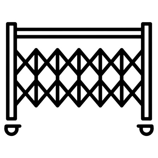 security gate Line Art icon