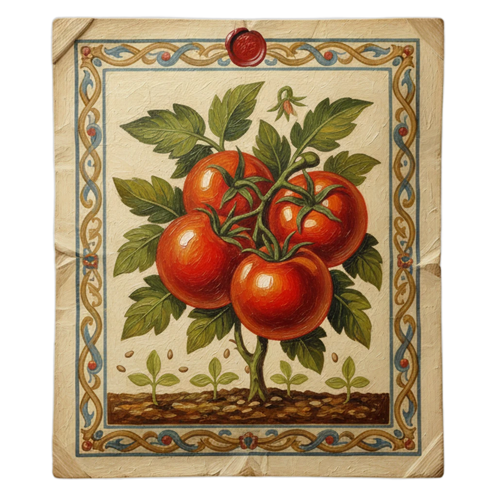 seed packet Oil Painting icon