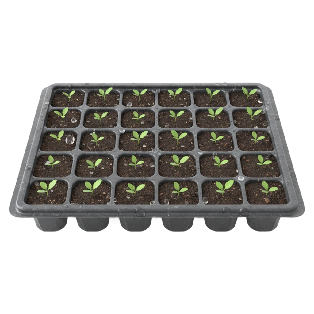 seed tray Photorealistic icon