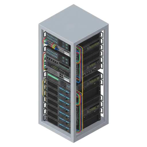 server rack Isometric icon