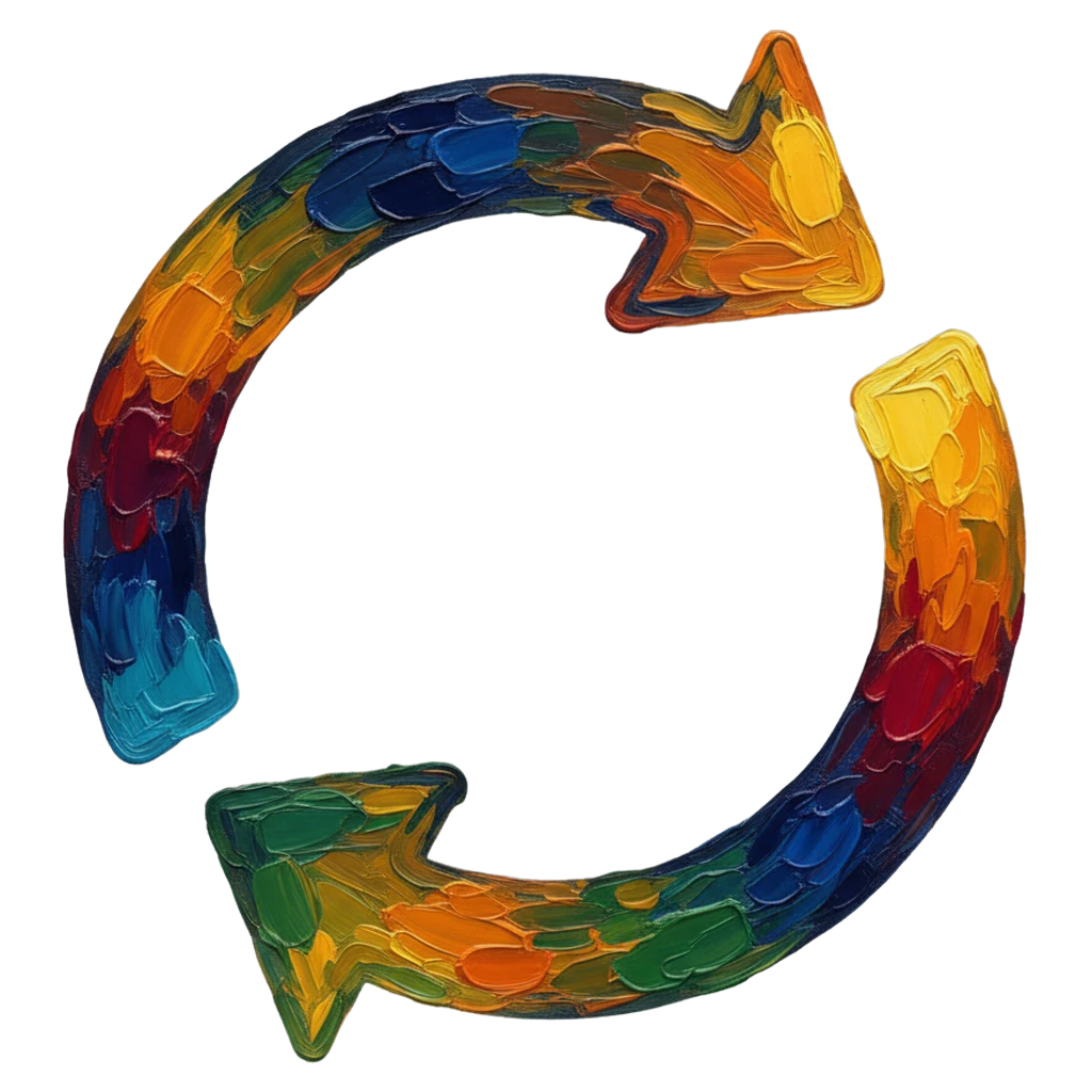 share arrow repost Oil Painting icon