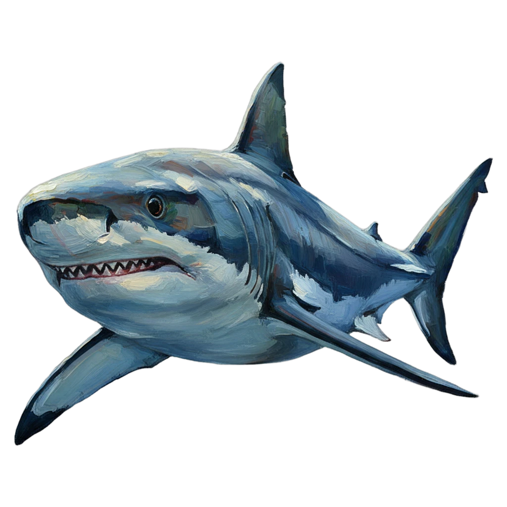 shark Oil Painting icon