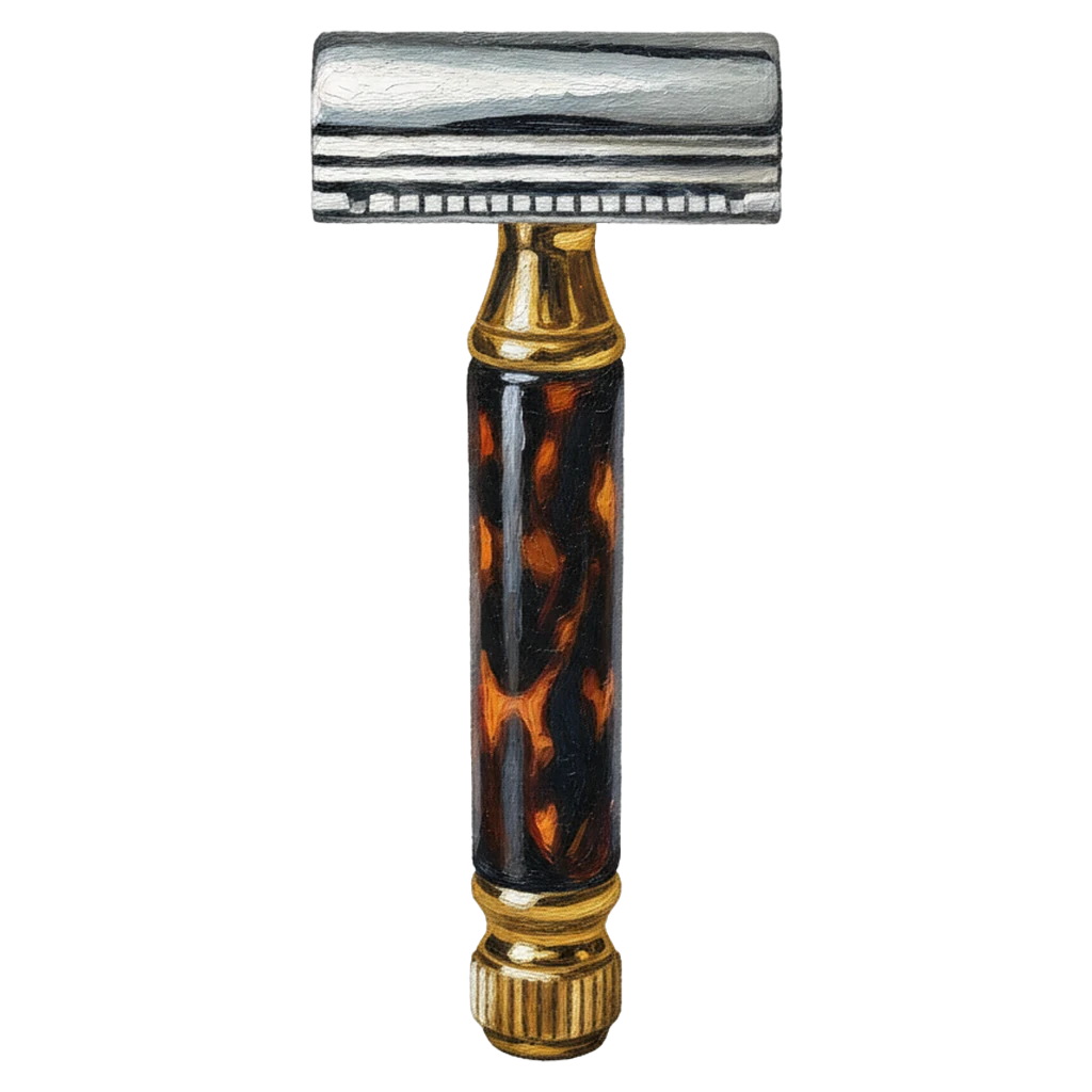 shaving razor Oil Painting icon