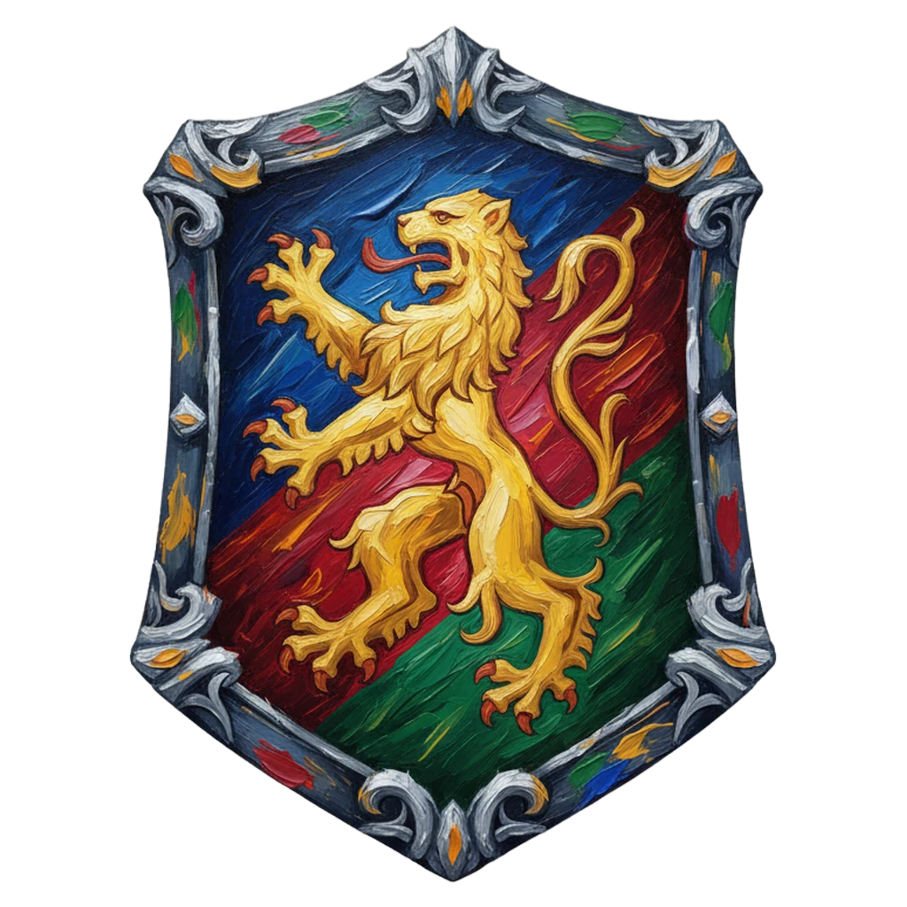 shield Oil Painting icon