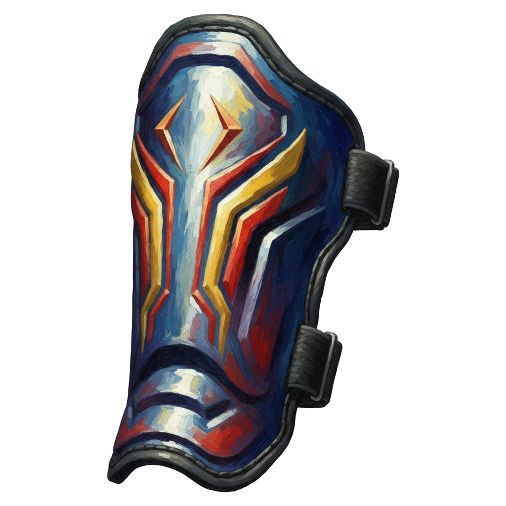 shin guard Oil Painting icon