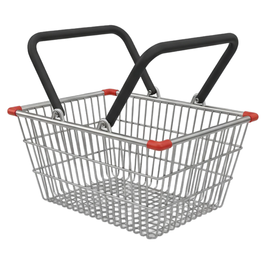 shopping basket Photorealistic icon