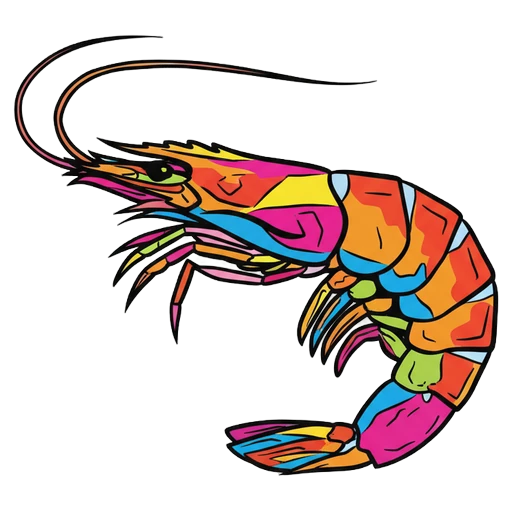 shrimp Pop Art icon