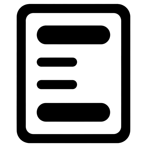 signup form Solid Glyph icon