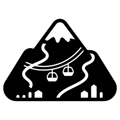 ski resort Solid Glyph icon