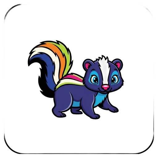skunk Pop Art icon