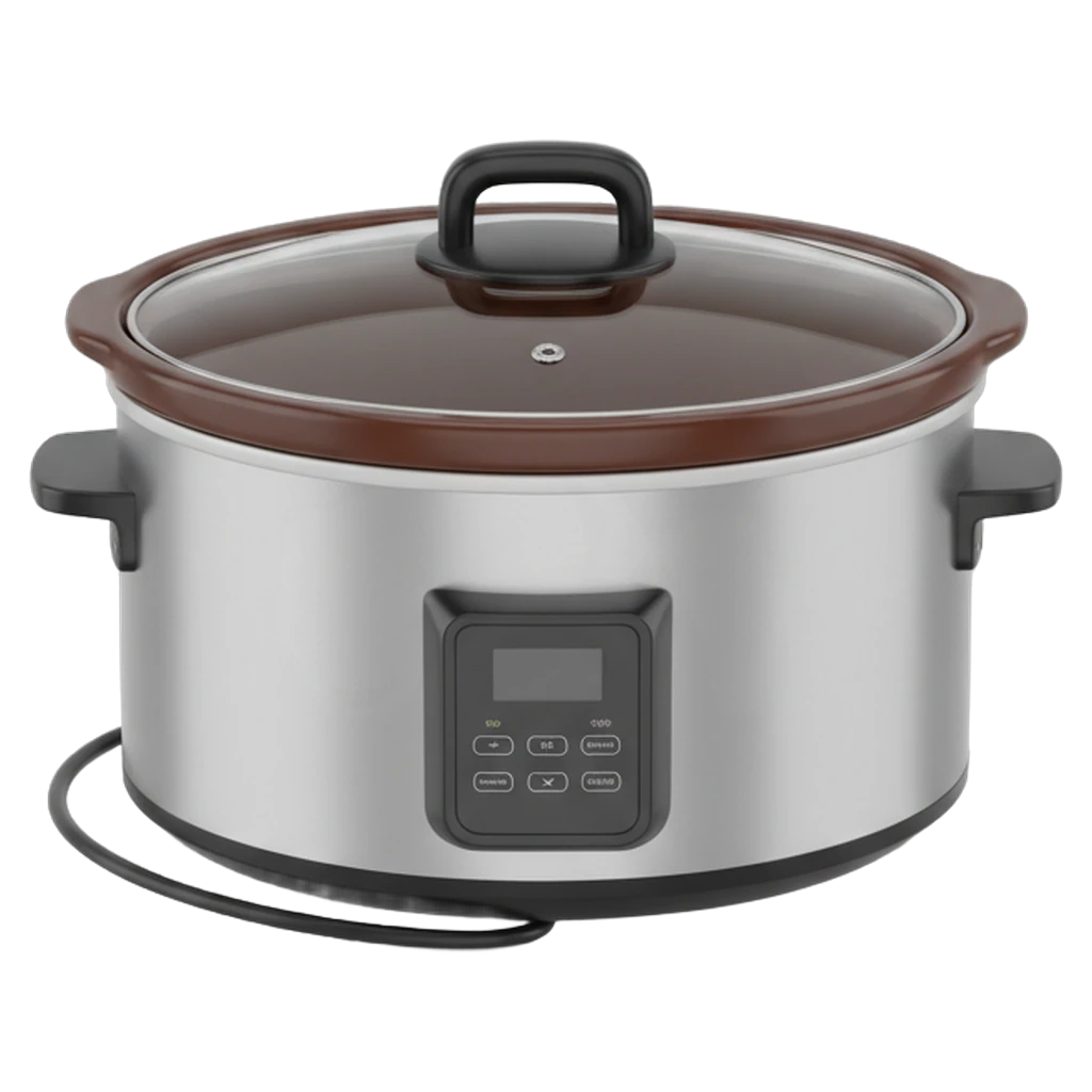 slow cooker Photorealistic icon