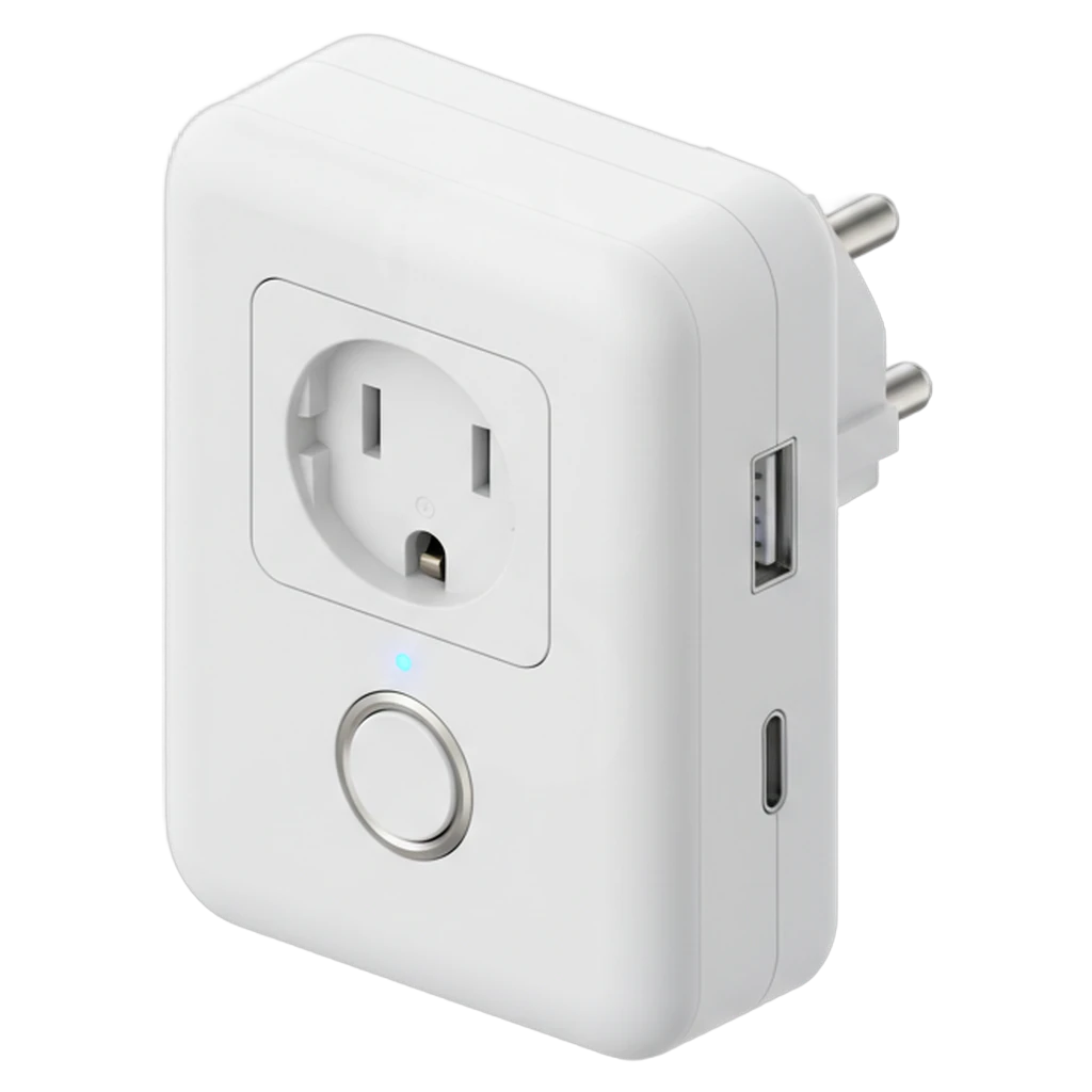 smart plug Photorealistic icon
