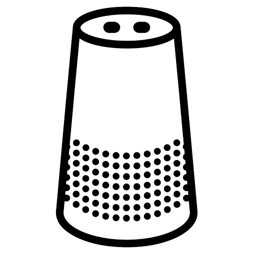 smart speaker Line Art icon