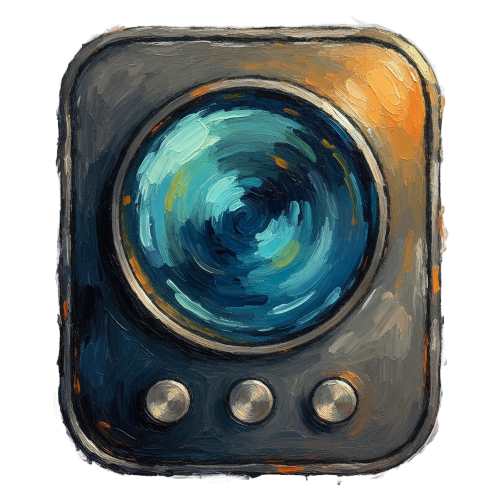smart thermostat Oil Painting icon