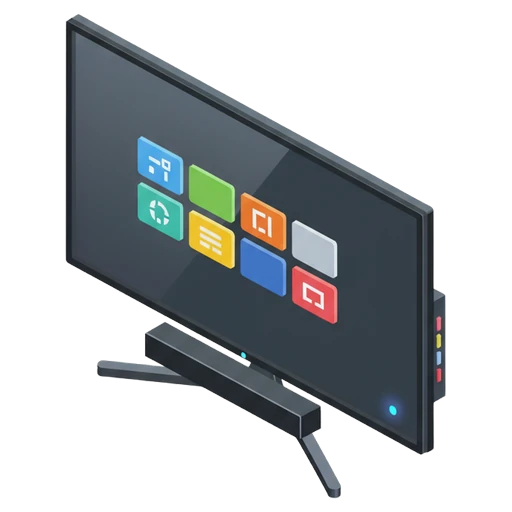 smart tv Isometric icon